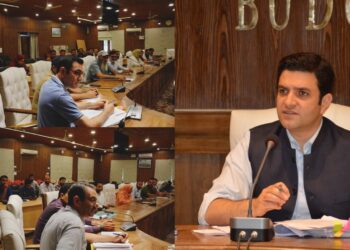DC Budgam for comprehensive preservation Manuscript heritage in District