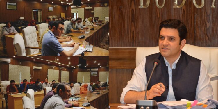 DC Budgam for comprehensive preservation Manuscript heritage in District