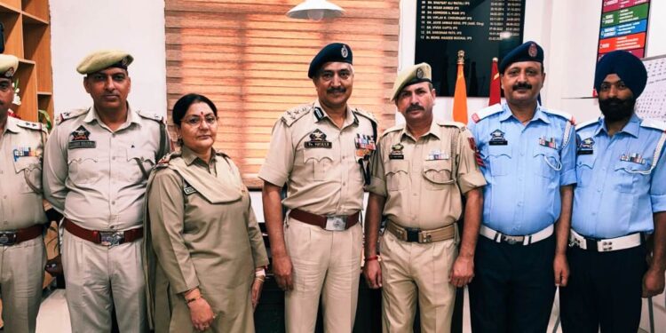 Pipping ceremony of newly promoted head constables held at RTHQ Jammu