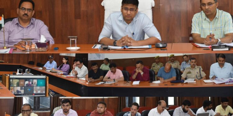 DC Reasi reviews monsoon preparedness, directs departments to ensure prompt response