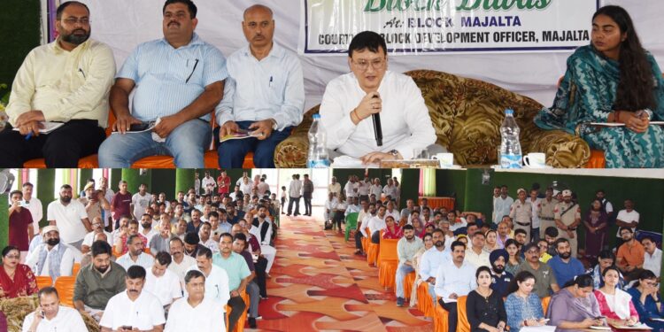 DC Udhampur holds public grievance redressal camp at Mansar