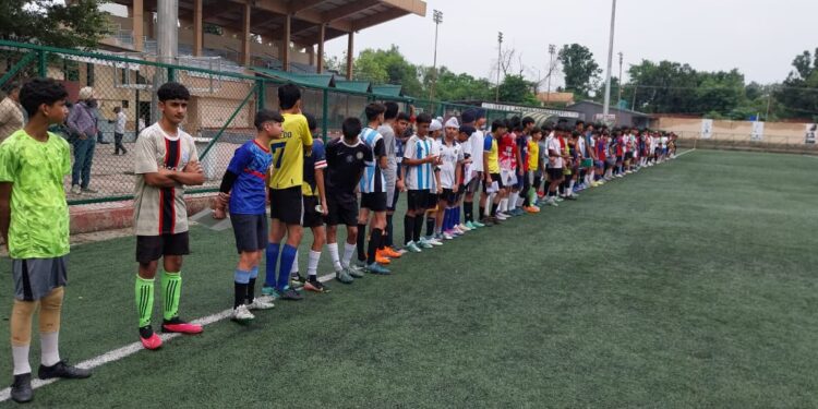 J&K Sports Council begins Junior Boys Football trials for National Championship