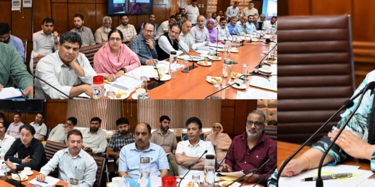 Sakeena Itoo reviews development issues of five constituencies of Kashmir