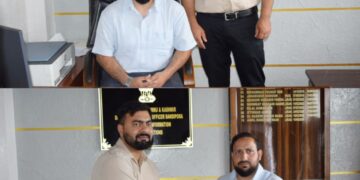 Mohammad Owais Gurkoo assumes charge as DIO Bandipora