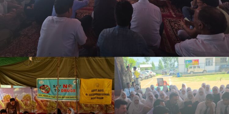 ‘Dosti Discussion’ held at HSS Mantrigam under 100-Day Nasha Mukt J&K Abhiyan