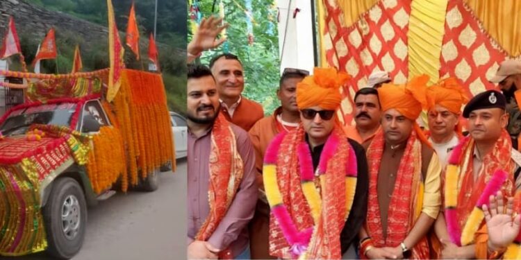 Annual Sarvadhar Chhari Yatra flagged off from Ukhral