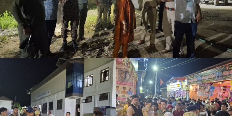 DC Bandipora conducts Late-Night inspection of SANJY arrangements at Shadipora Transit Camp