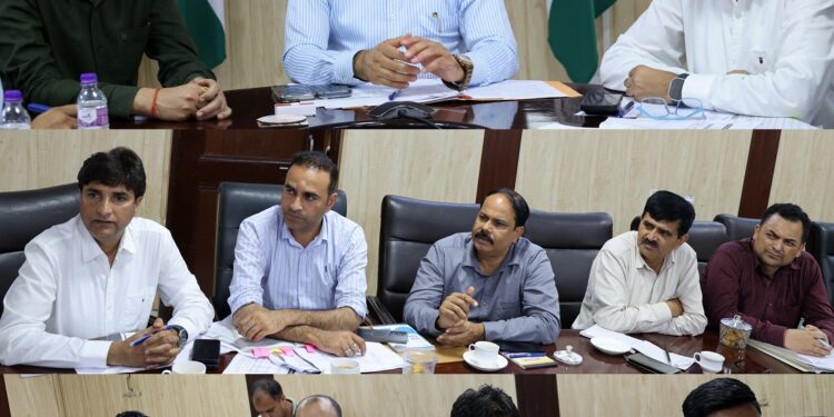 DC Ramban directs time-bound disposal of revenue matters, expedited public service delivery at Revenue Department review