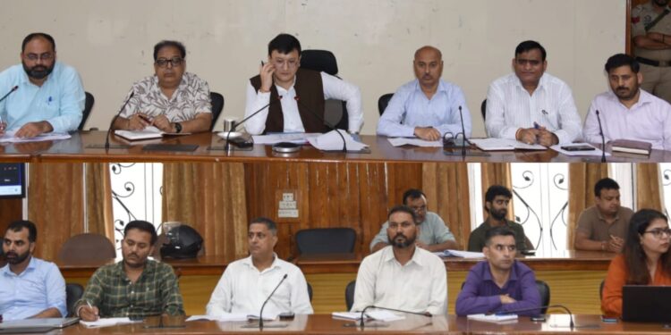 DC reviews progress of various flagship schemes in Udhampur