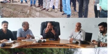 DC Poonch tours various sites in Sub-Division Mendhar, reviews flash-flood affected areas