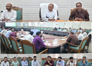DG Libraries reviews progress of revenue records digitization under DILRMP in Kupwara