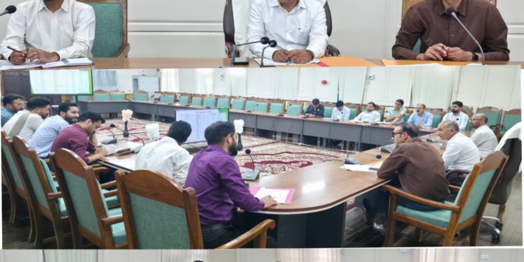 DG Libraries reviews progress of revenue records digitization under DILRMP in Kupwara