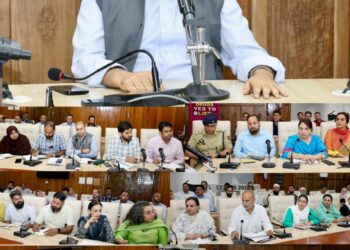 DC Srinagar reviews preparations for upcoming Chinar Book Festival 2026