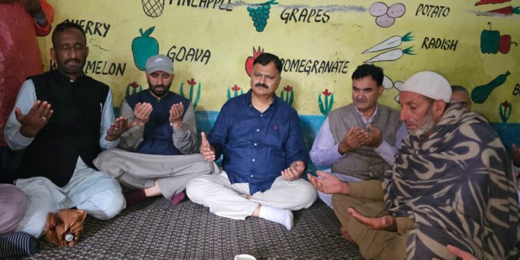 Javed Rana continues extensive tour of flood-hit Pir Panjal