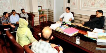Javed Rana reviews Jal Shakti works in Zadibal constituency; emphasizes quality work execution, timely resolution of issues