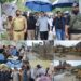 DC Budgam visits Magam, Beerwah Hospitals; inspects restoration work on damaged diversion bridge at Beerwah