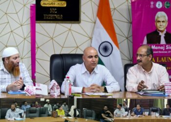 DC Kishtwar chairs review meeting of District AYUSH Society