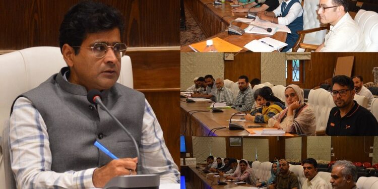 ADDC Budgam chairs MY Bharat District Advisory Committee meeting; reviews youth engagement initiatives