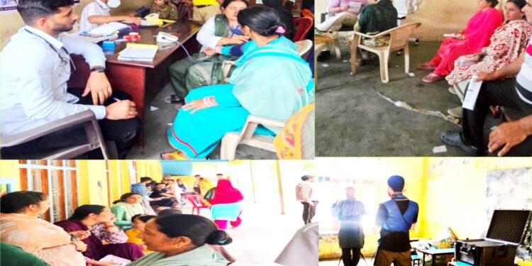 District admin Kishtwar in collaboration with Hans Foundation organize Mega Health Camp in Paddar