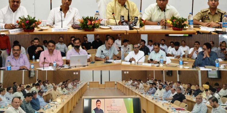 MP Jugal Kishore chairs DISHA meeting at Reasi; Reviews progress of centrally sponsored schemes and development works