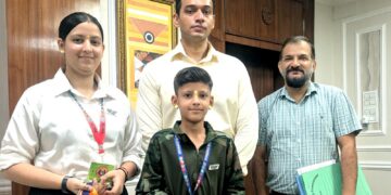 DC Jammu felicitates young Taekwondo and Kick Boxing champions