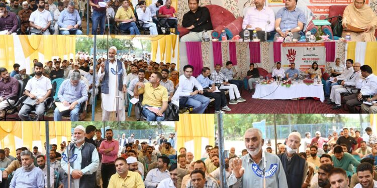 ADDC Shopian chairs Block Diwas at Chitragam