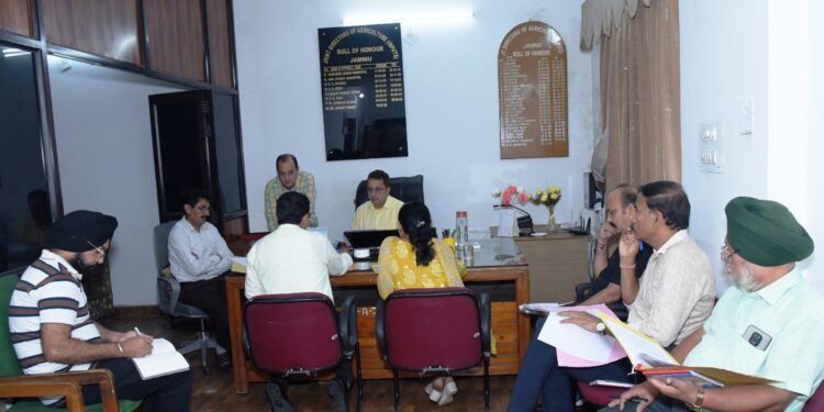 JD Agriculture (Inputs) reviews seed indent and availability for Rabi seasons in Jammu