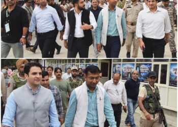 Div Com Kashmir inspects SANJY-2026 arrangements at Nowgam, Pantha Chowk