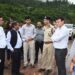 Anil Kumar inspects landslide-affected NH-44 stretches, reviews restoration works in Udhampur
