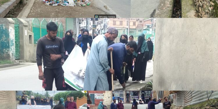 MC Bandipora conducts cleanliness drive under ‘Safai Apnao, Beemari Bhagao’ campaign