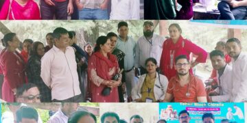 Mega free medical camp held at Dandasan Mata Mandir, Bolian Rokali