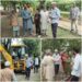 ADC Sopore visits cloudburst-affected Taki Khan Mohammad Mundji