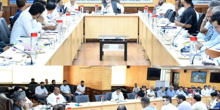 Committee on Government Assurances examines ATR in respect of assurances pertaining to PWD