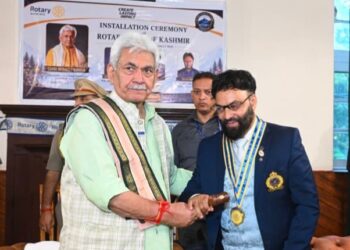Lieutenant Governor Attends Rotary Club of Kashmir’s Installation Ceremony