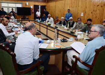 CM Omar Abdullah reviews key development projects, public issues in Ganderbal