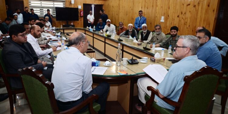 CM Omar Abdullah reviews key development projects, public issues in Ganderbal