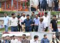 DC Kulgam visits Mata Kulwagishori Temple Bungam and Mata Katyani Temple Kakran