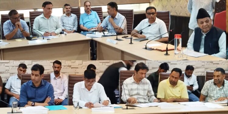 Speaker reviews PWD works in Charar-i-Sharief, Stresses timely completion, quality execution