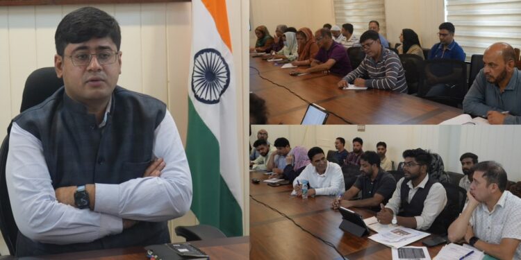 DC Ganderbal Chairs District Advisory Committee Meeting on MY Bharat Youth Engagement Programme