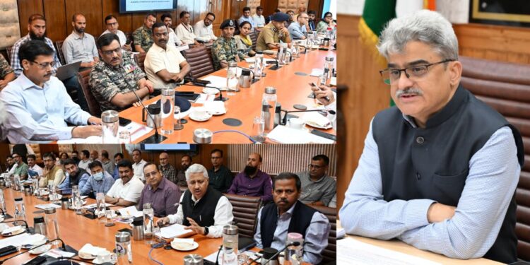 Chief Secretary assesses status of arrangements for ongoing Shri Amarnath Ji Yatra