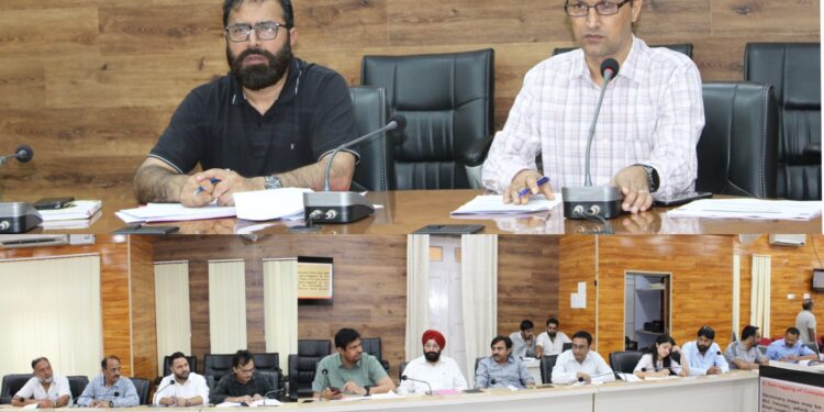 CPO, ACD Doda review progress of PMAY-Urban, PMAY-Gramin