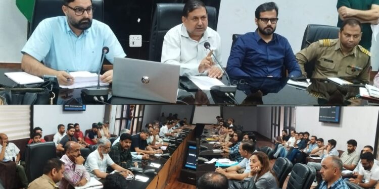 DC Poonch reviews disaster response and rehabilitation measures