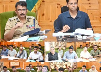 DC Shopian chairs District Level NCORD Meeting
