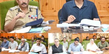 DC Shopian chairs District Level NCORD Meeting