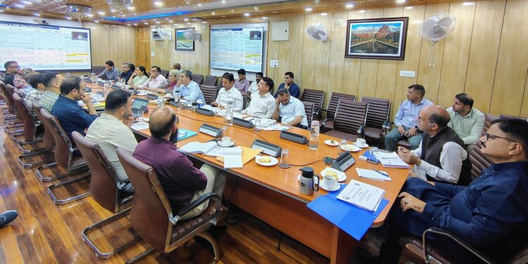 Jal Shakti Minister, Advisor to CM review I&FC sector of Kashmir Division