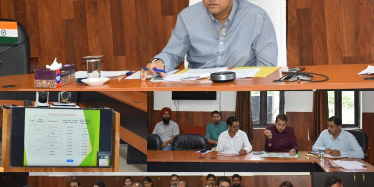 DDC Reasi reviews Samagra Shiksha works, PM Poshan