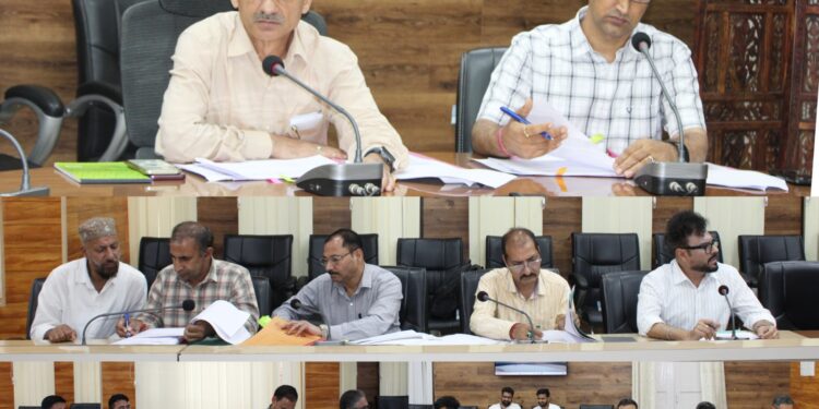 DDC Doda reviews development projects in district, directs timely completion of works