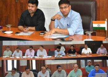 DC Reasi, MD SBM chair review meeting on SWM Rules 2026