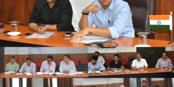 DC Reasi, MD SBM chair review meeting on SWM Rules 2026