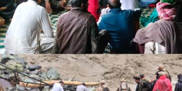 DC Poonch visits flash-flood-affected Panchayat Murrah to assess damage, review relief and restoration measures